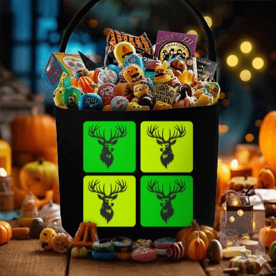 Majestic Deer - Symbol Of The Wilderness Fabric Baskets