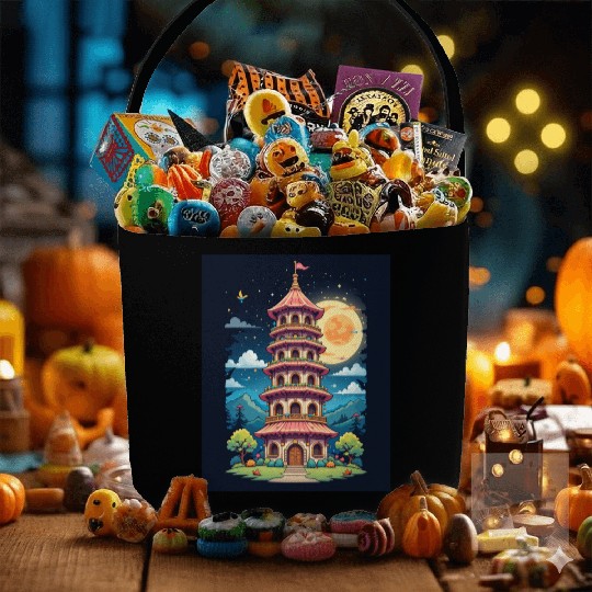 Twilight Temple Glow Fabric Baskets