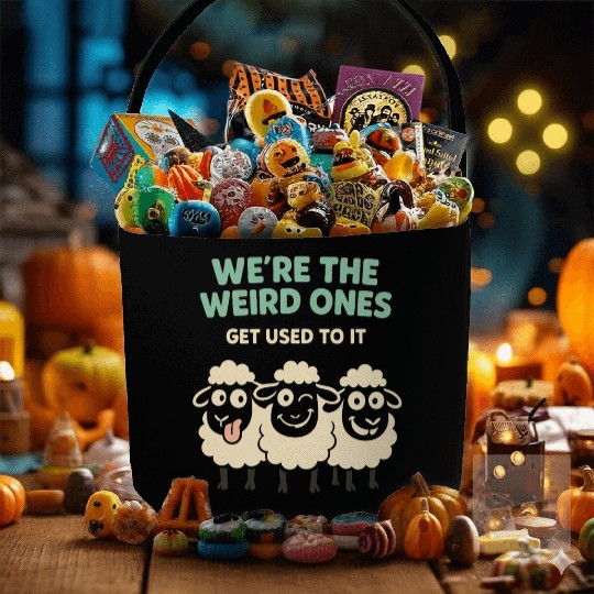 Funny Black Sheep Cousin Quirky Family Outcast Fabric Baskets