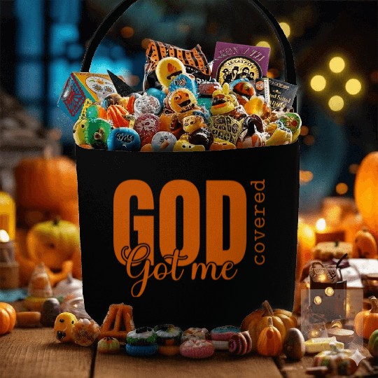 God Got Me Covered - Faith-Based Christian Apparel Fabric Baskets