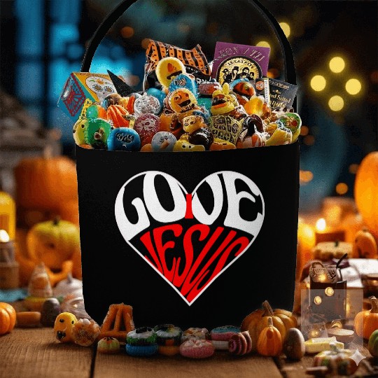 I love Jesus Fabric Baskets