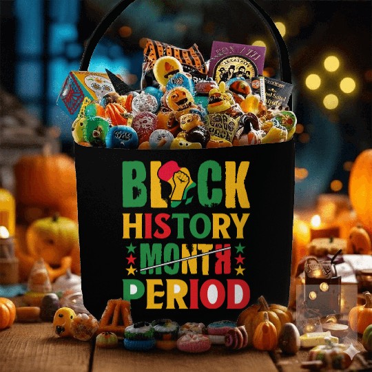 Black History Month Period Black and Proud Fabric Baskets