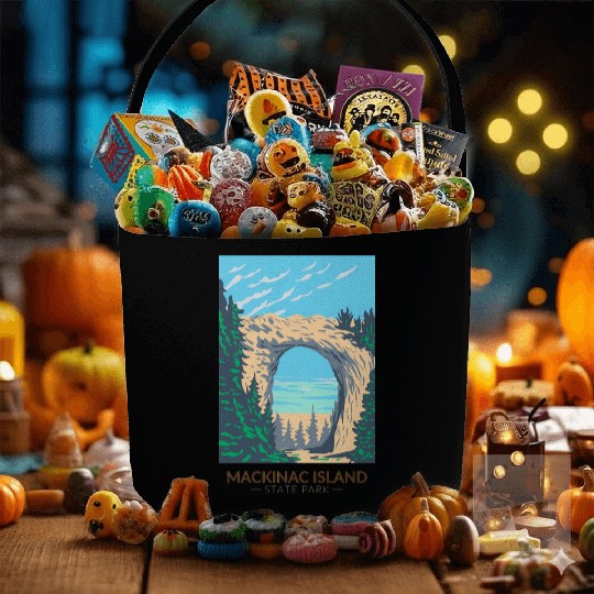 Mackinac Island Fabric Baskets