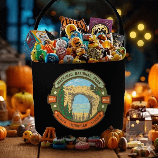 Mackinac Island Fabric Baskets