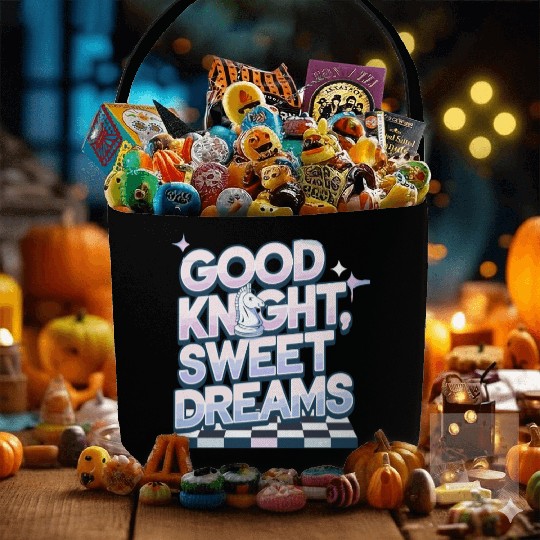 Good Knight, Sweet Dreams Chess Lover's Fantasy Fabric Baskets