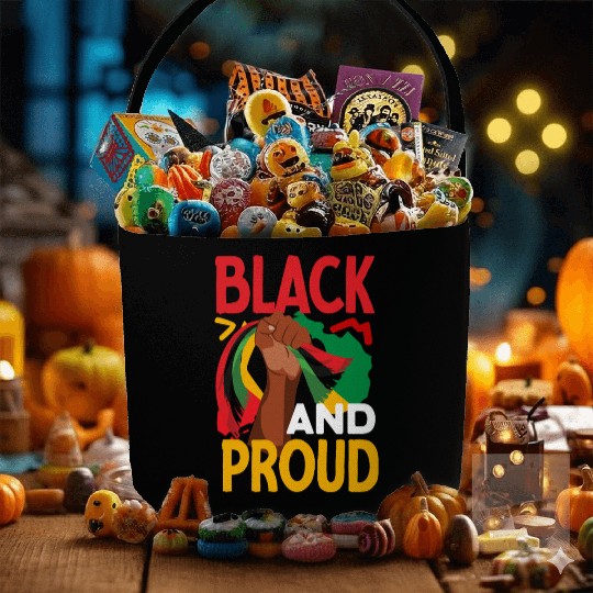 Juneteenth Black And Proud Fabric Baskets