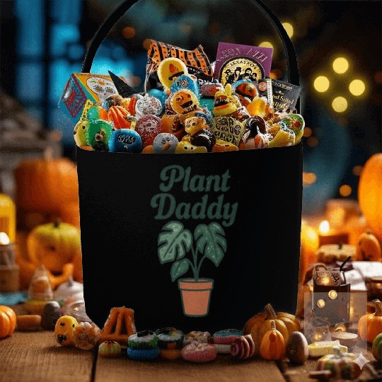 Plant Daddy Greenhouse Humor Fabric Baskets