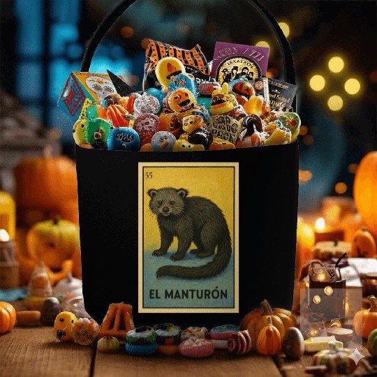EL MANTURÓN - THE BEARCAT - LA LOTERÍA Fabric Baskets