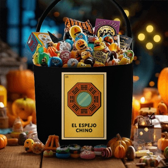 EL ESPEJO CHINO - THE CHINESE MIRROR - LA LOTERÍA Fabric Baskets