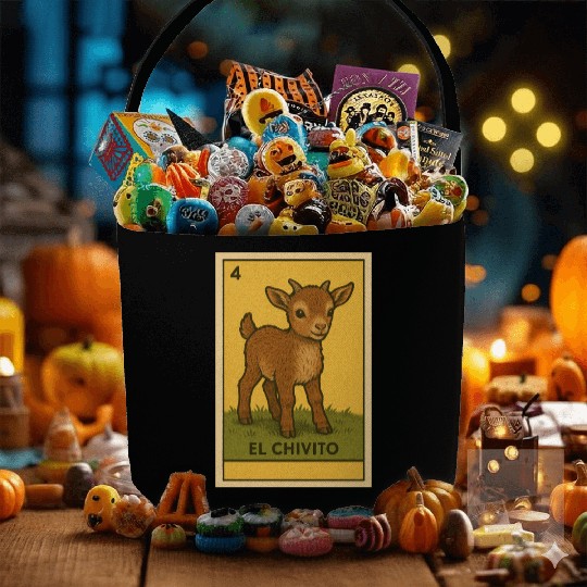 EL CHIVITO - THE BABY GOAT - LA LOTERÍA Fabric Baskets