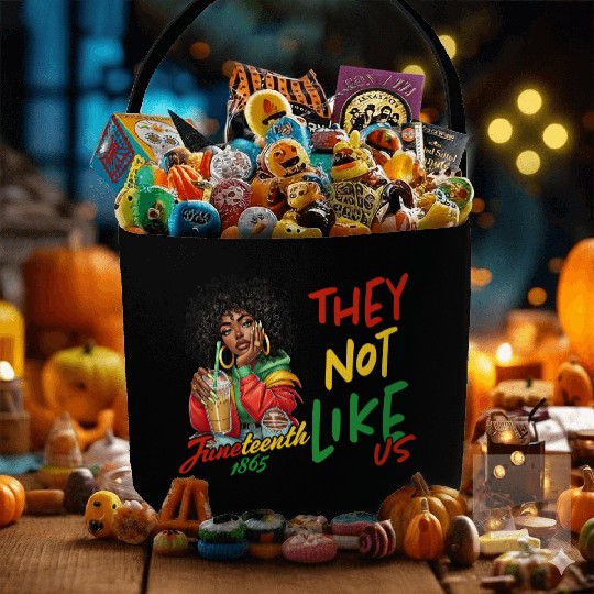 Juneteenth They not like us Fabric Baskets