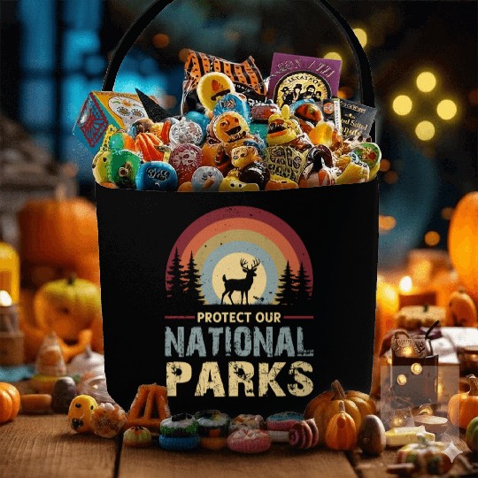 Protect our national parks Fabric Baskets