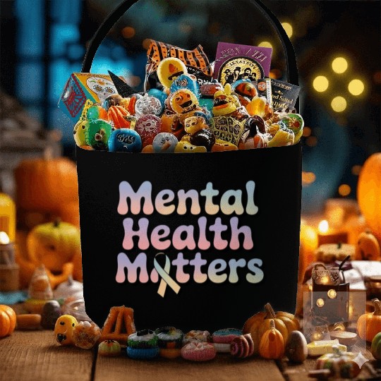Mental Health Matters – Awareness & Support Fabric Baskets