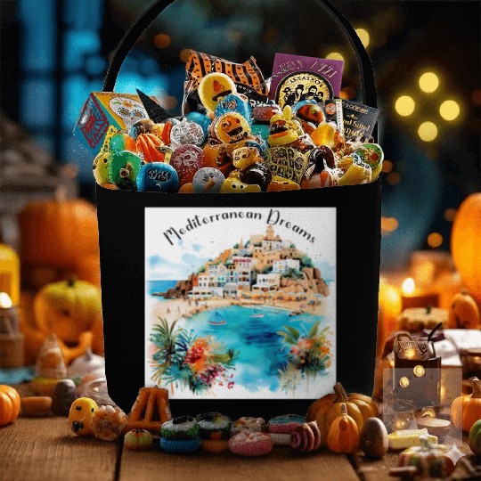 Mediterranean Dreams Fabric Baskets