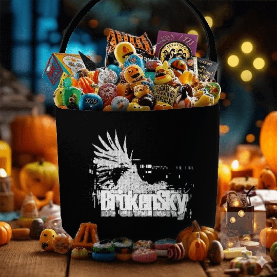 Vibrant Fireworks Night Skyline Fabric Baskets