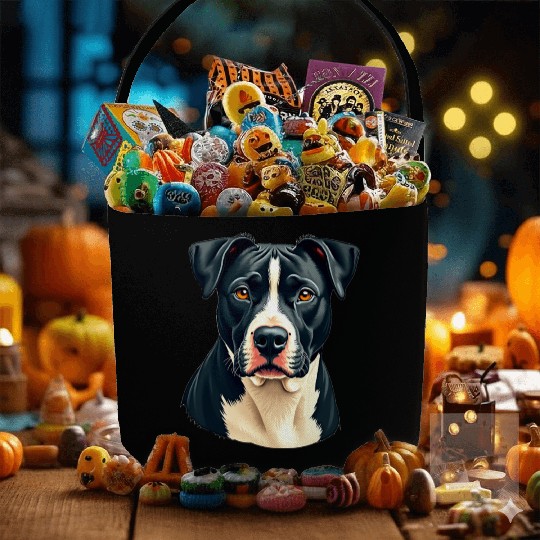 “Pit Bull” – Bold & Beautiful Dogs Fabric Baskets