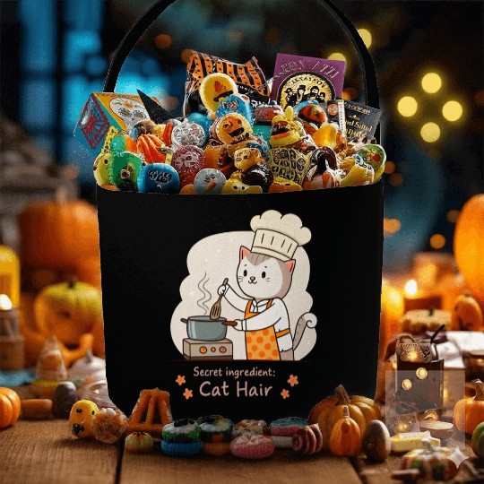 Gourmet Cat Hair Cuisine Fabric Baskets