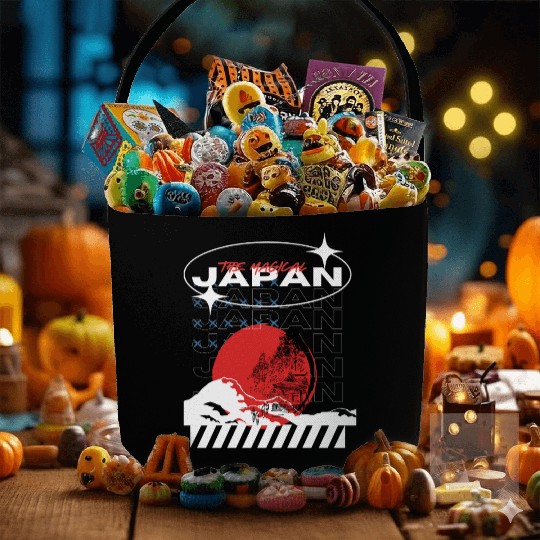 Black Blue Creative Streetwear Japan Fabric Baskets