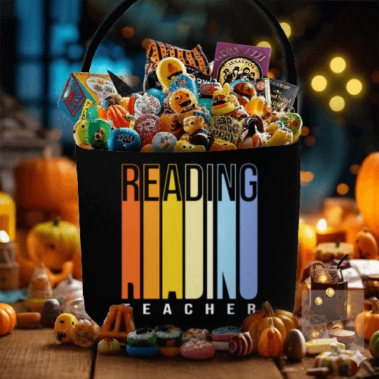 Back To School Reading Teacher Fabric Baskets
