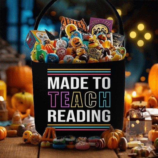 Back To School Reading Teacher Fabric Baskets