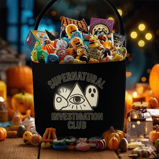 Supernatural Investigation Club Emblem Fabric Baskets