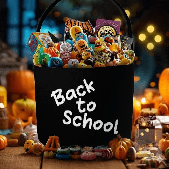 Back to School Fabric Baskets