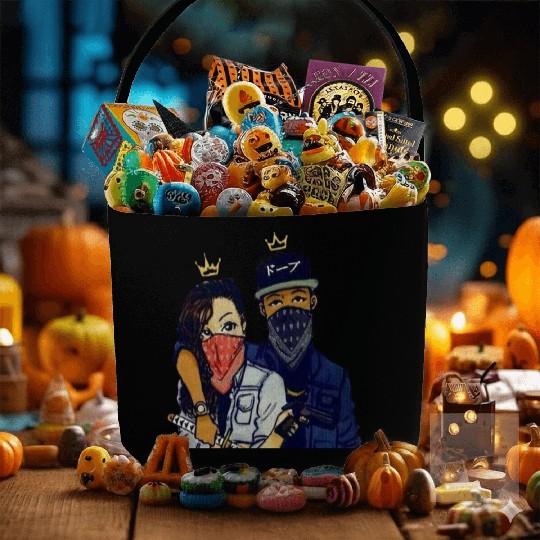 Urban Rebels Masked Duo Fabric Baskets Design