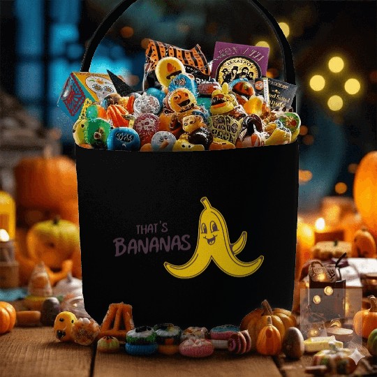 Whimsical That's Banana Character Fabric Baskets