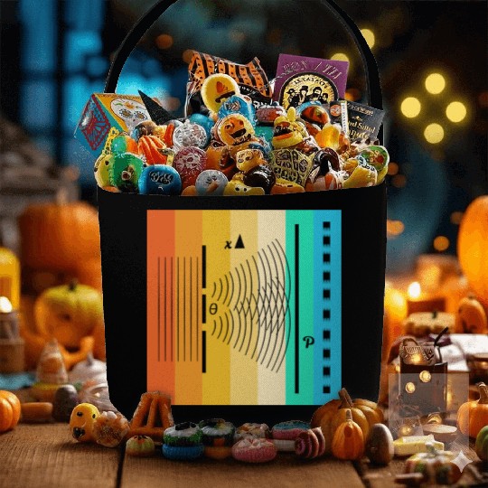 Quantum Physics Science Experiment Fabric Baskets