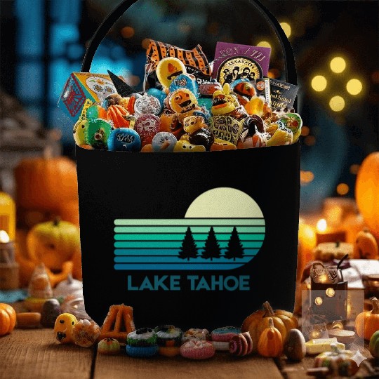 Lake Tahoe California Fabric Baskets
