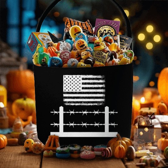 Barbed wire America Fabric Baskets