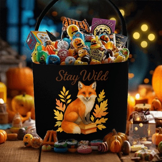 Stay Wild – Autumn Fox Fabric Baskets