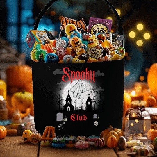 Spooky Club – Gothic Graveyard V Fabric Baskets