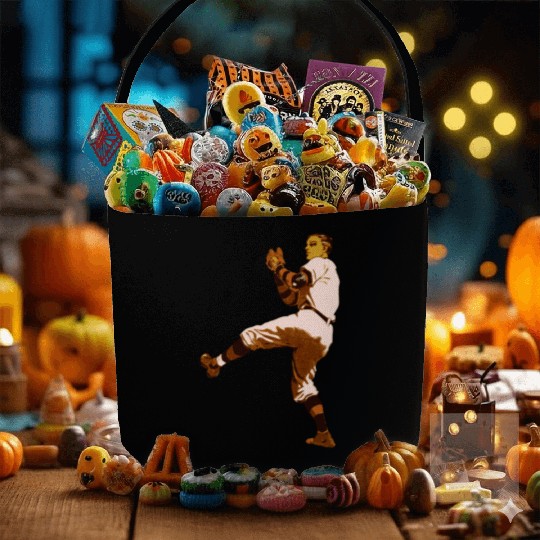 Baseball Pitcher Fabric Baskets