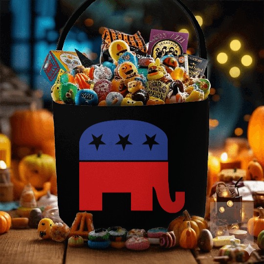 Republican elephant Fabric Baskets