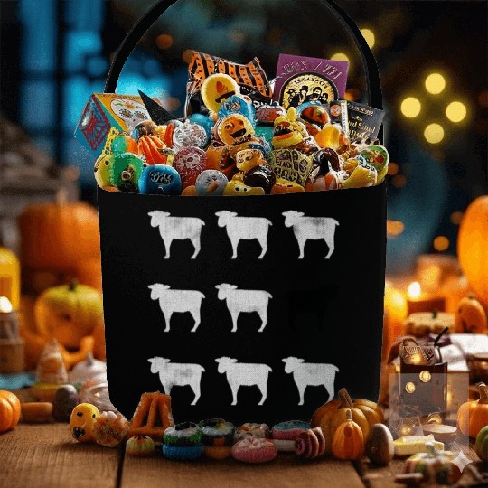 Many White Sheep: One Black Sheep Fabric Baskets