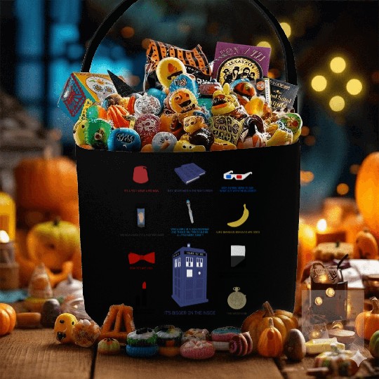 Doctor Who Items Fabric Baskets