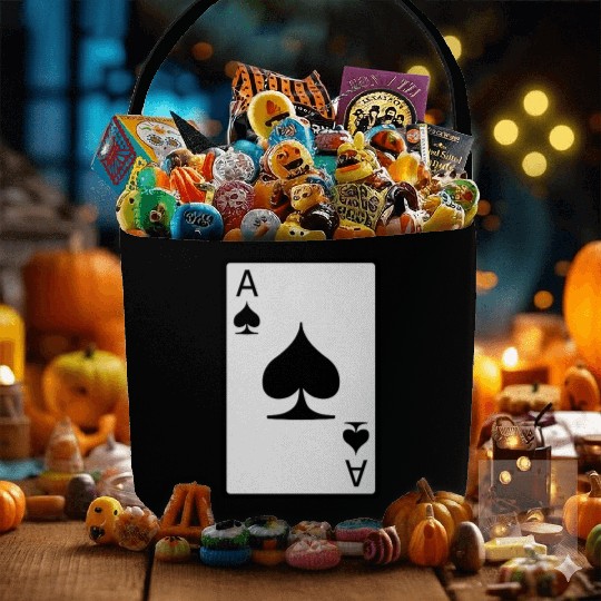 Ace of Spades Fabric Baskets