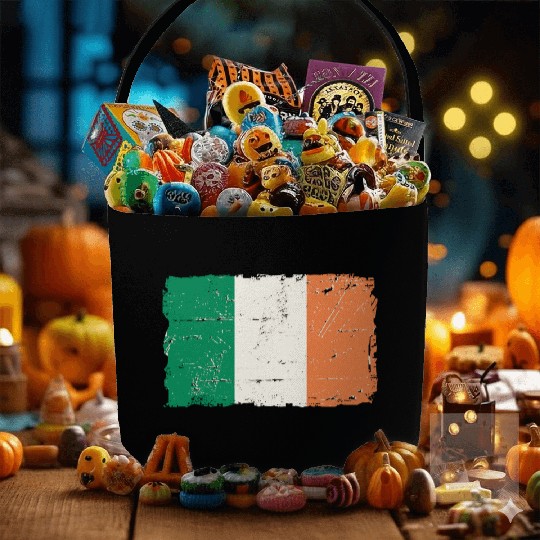 Ireland Flag Fabric Baskets