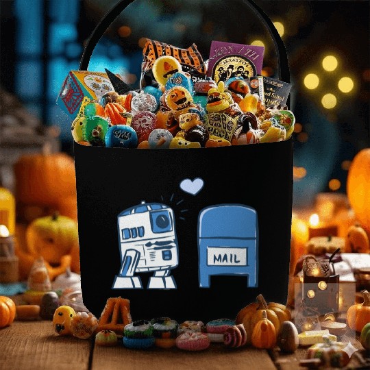 Funny Star Wars r2d2 comic Fabric Baskets