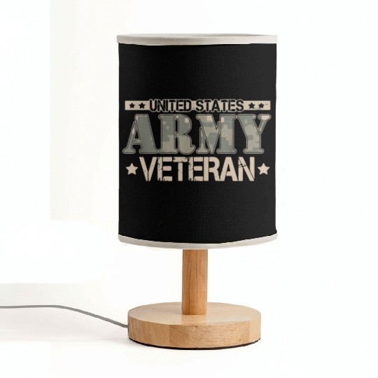 Army Veteran Fabric Lamps