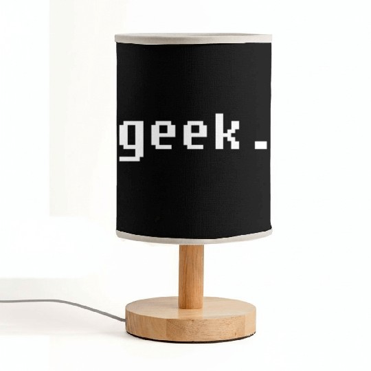Pixelated Geek Fabric Lamps