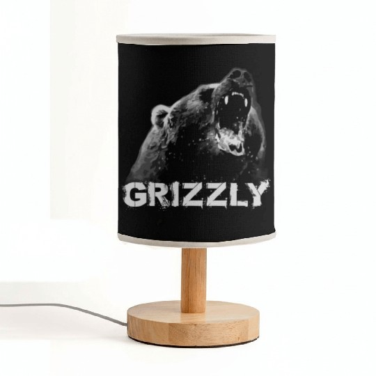 Grizzly Bear Fabric Lamps