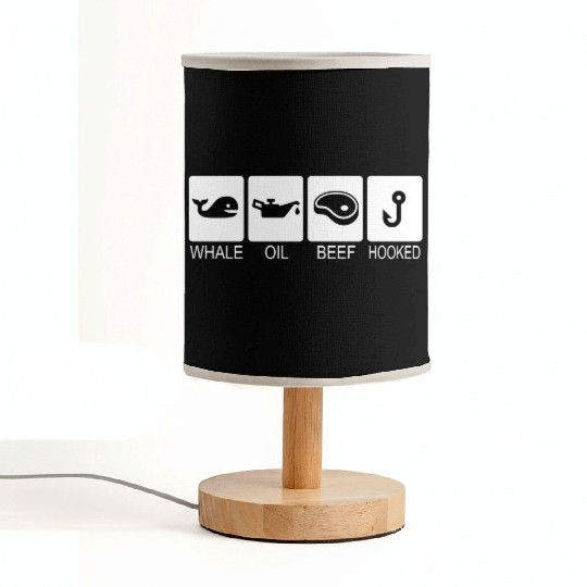 Whale Oil Beef Hooked Fabric Lamps