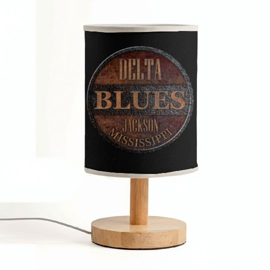 rusty delta blues jackson Fabric Lamps