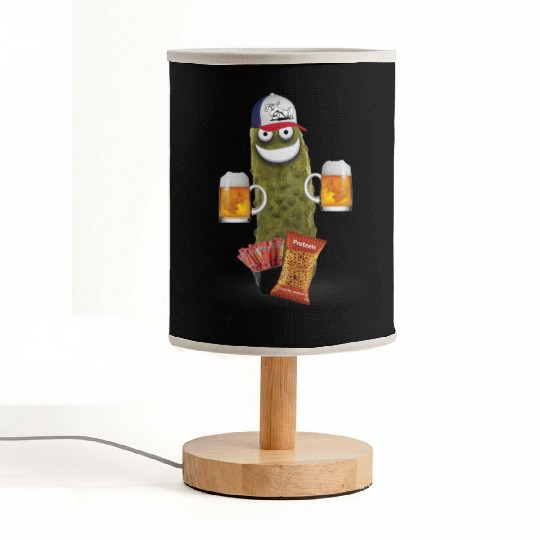 Drinking Buddy Pickle Fabric Lamps