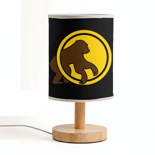 monkey gorilla chimpanzee Fabric Lamps