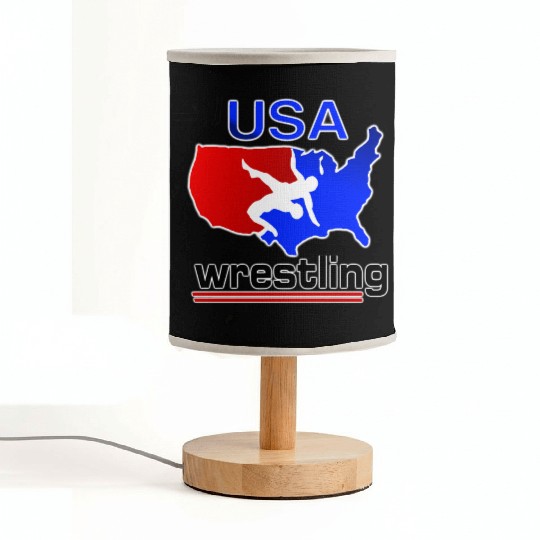 Team USA Wrestling Fabric Lamps