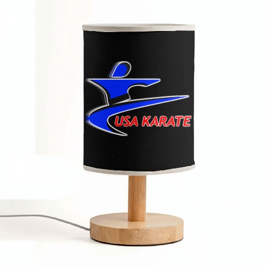 Team USA Karate Fabric Lamps