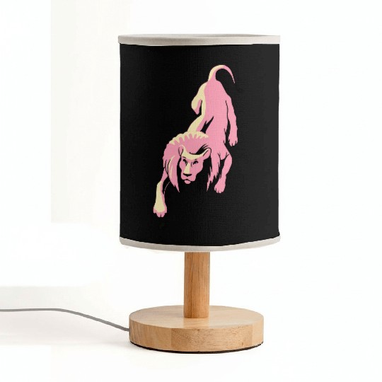 Lion Fabric Lamps